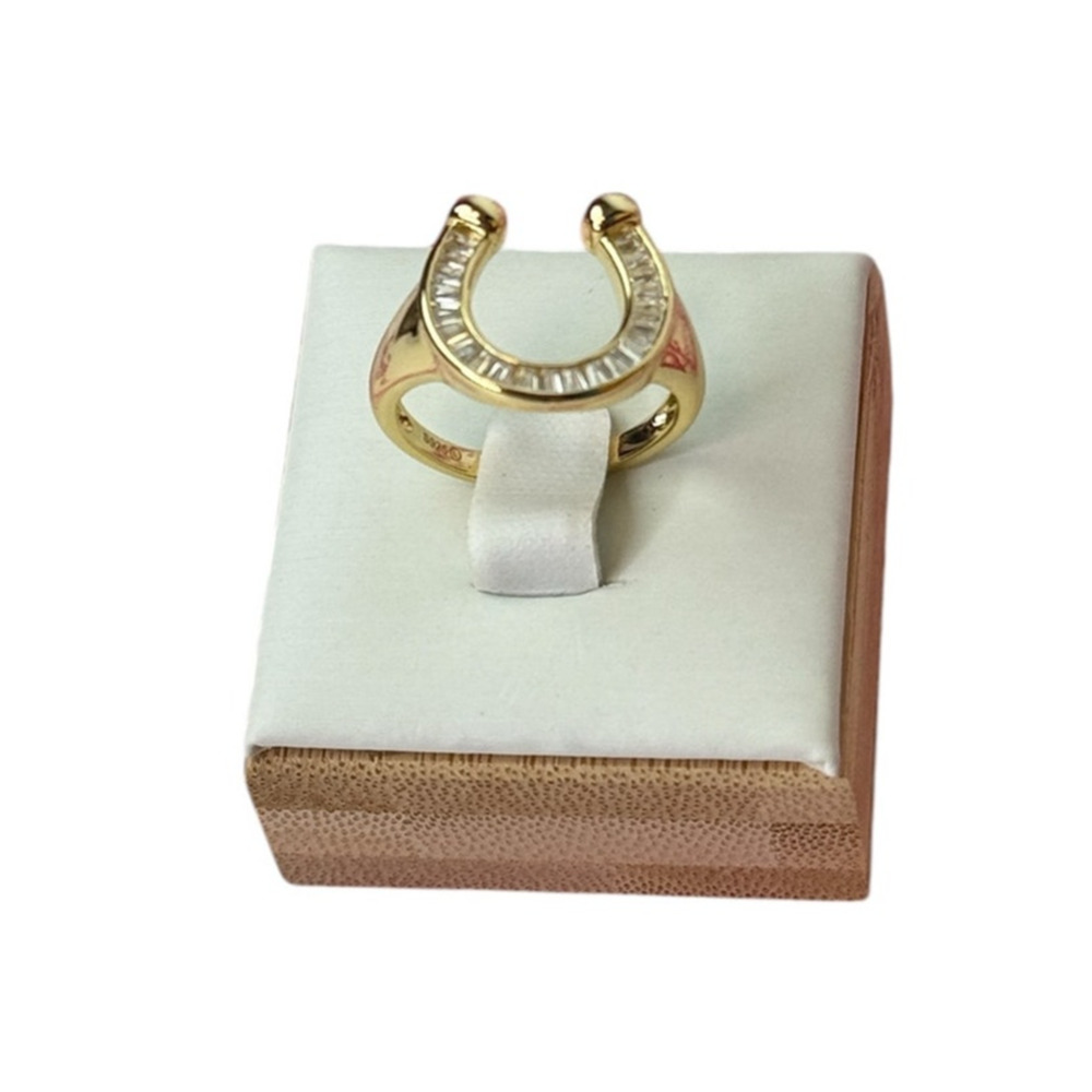 Make It Happen Gold Horseshoe Ring for Women S many sizes available - Picture 3 of 4